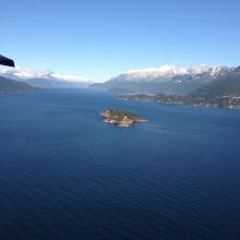 View from float plane